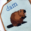 Dam Beaver Cross Stitch Pattern - NeedleLot Designs